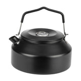 Maxbell Camping Water Kettle 1.35L Cooking Teakettle for Camp Mountaineering Fishing Black