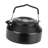 Maxbell Camping Water Kettle 1.35L Cooking Teakettle for Camp Mountaineering Fishing Black