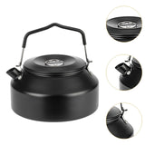 Maxbell Camping Water Kettle 1.35L Cooking Teakettle for Camp Mountaineering Fishing Black