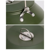 Maxbell Camping Water Kettle 1.35L Cooking Teakettle for Camp Mountaineering Fishing Dark Green