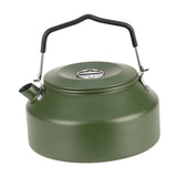 Maxbell Camping Water Kettle 1.35L Cooking Teakettle for Camp Mountaineering Fishing Dark Green