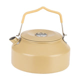 Maxbell Camping Water Kettle 1.35L Cooking Teakettle for Camp Mountaineering Fishing Khaki