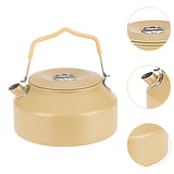Maxbell Camping Water Kettle 1.35L Cooking Teakettle for Camp Mountaineering Fishing Khaki