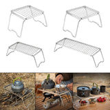 Maxbell Folding Stove Rack Outside Pot Stand Practical for Picnic Backpacking Travel Type A