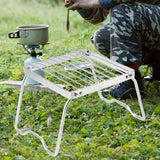 Maxbell Folding Stove Rack Outside Pot Stand Practical for Picnic Backpacking Travel Type A