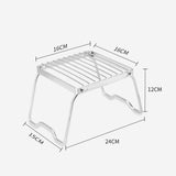Maxbell Folding Stove Rack Outside Pot Stand Practical for Picnic Backpacking Travel Type A
