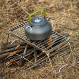Maxbell Folding Stove Rack Outside Pot Stand Practical for Picnic Backpacking Travel Type C Medium
