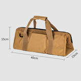 Maxbell Outdoor Tool Storage Bag Sturdy Practical for Woodworker Plumber Electrician C