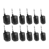 Maxbell 12x Fishing Cage Feeder Outdoor Fishing Lures Cage for Crawdad Crayfish Prawn