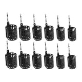 Maxbell 12x Fishing Cage Feeder Outdoor Fishing Lures Cage for Crawdad Crayfish Prawn