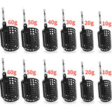 Maxbell 12x Fishing Cage Feeder Outdoor Fishing Lures Cage for Crawdad Crayfish Prawn