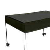 Maxbell Removable Awning Canopy with Rods Attachment for Folding Cart Camping Picnic M and Black