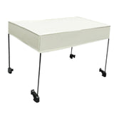 Maxbell Removable Awning Canopy with Rods Attachment for Folding Cart Camping Picnic M and Beige