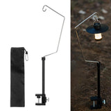 Maxbell Camping Lantern Stand Aluminum Alloy Lantern Pole for BBQ Picnic Backpacking Set B