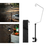 Maxbell Camping Lantern Stand Aluminum Alloy Lantern Pole for BBQ Picnic Backpacking Set B