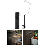 Maxbell Camping Lantern Stand Aluminum Alloy Lantern Pole for BBQ Picnic Backpacking Set B
