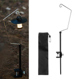 Maxbell Camping Lantern Stand Aluminum Alloy Lantern Pole for BBQ Picnic Backpacking Set C