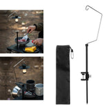 Maxbell Camping Lantern Stand Aluminum Alloy Lantern Pole for BBQ Picnic Backpacking Set C