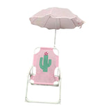 Maxbell Kids Camping Chair with Umbrella Practical Portable for Garden Outside Trips plant