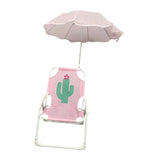 Maxbell Kids Camping Chair with Umbrella Practical Portable for Garden Outside Trips plant