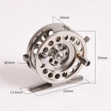 Maxbell Fly Fishing Reel Tools Metal Portable for Fishermen Freshwater and Saltwater Large