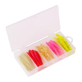 Maxbell 50x Fishing Lures Gear Artificial Fishing Lures for Mandarin Fish Bass Perch