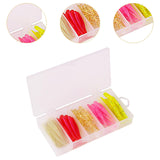 Maxbell 50x Fishing Lures Gear Artificial Fishing Lures for Mandarin Fish Bass Perch