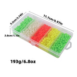 Maxbell 1000x Fishing Beads Kit Fishing Tackle Tools for Salmon Yellow Perch Outdoor