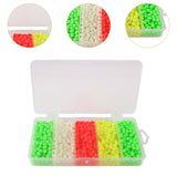 Maxbell 1000x Fishing Beads Kit Fishing Tackle Tools for Salmon Yellow Perch Outdoor