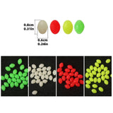 Maxbell 1000x Fishing Beads Kit Fishing Tackle Tools for Salmon Yellow Perch Outdoor