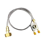 Maxbell Gas Refill Adapter with Hose Split Furnace Converter for Hiking Outdoor Grill Style A