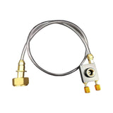 Maxbell Gas Refill Adapter with Hose Split Furnace Converter for Hiking Outdoor Grill Style A