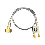Maxbell Gas Refill Adapter with Hose Split Furnace Converter for Hiking Outdoor Grill Style A