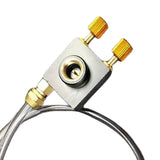 Maxbell Gas Refill Adapter with Hose Split Furnace Converter for Hiking Outdoor Grill Style B