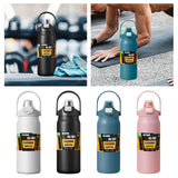 Maxbell 27oz Insulated Water Bottle Outside Water Bottle for Exercise Backpacking Gym White