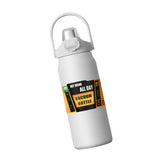 Maxbell 27oz Insulated Water Bottle Outside Water Bottle for Exercise Backpacking Gym White