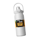 Maxbell 27oz Insulated Water Bottle Outside Water Bottle for Exercise Backpacking Gym White