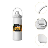 Maxbell 27oz Insulated Water Bottle Outside Water Bottle for Exercise Backpacking Gym White