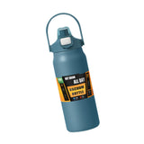 Maxbell 27oz Insulated Water Bottle Outside Water Bottle for Exercise Backpacking Gym Blue