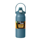 Maxbell 27oz Insulated Water Bottle Outside Water Bottle for Exercise Backpacking Gym Blue