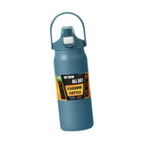 Maxbell 27oz Insulated Water Bottle Outside Water Bottle for Exercise Backpacking Gym Blue