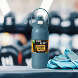 Maxbell 27oz Insulated Water Bottle Outside Water Bottle for Exercise Backpacking Gym Blue