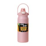 Maxbell 27oz Insulated Water Bottle Outside Water Bottle for Exercise Backpacking Gym Pink