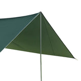 Maxbell Camping Tarp 9.8x9.8ft Rain Tarp Awning Tent Tarp for Beach Picnic Traveling Green