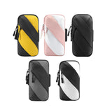 Maxbell Sports Armband Universal Wrist Pouch Phone Sleeve for Sport Jogging Home Gym black gray