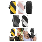 Maxbell Sports Armband Universal Wrist Pouch Phone Sleeve for Sport Jogging Home Gym black gray