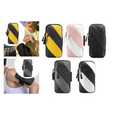 Maxbell Sports Armband Universal Wrist Pouch Phone Sleeve for Sport Jogging Home Gym black gray