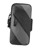 Maxbell Sports Armband Universal Wrist Pouch Phone Sleeve for Sport Jogging Home Gym black gray