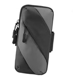 Maxbell Sports Armband Universal Wrist Pouch Phone Sleeve for Sport Jogging Home Gym black gray