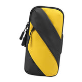 Maxbell Sports Armband Universal Wrist Pouch Phone Sleeve for Sport Jogging Home Gym black yellow